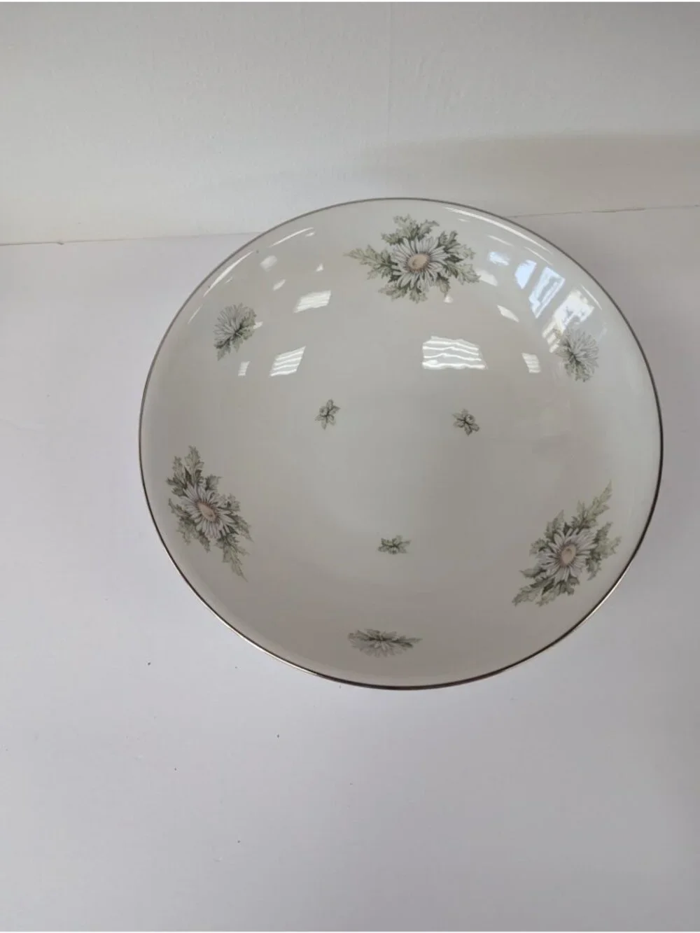 Franconia Silver Thistle Large Vegetable Serving Bowl 9 3/8
